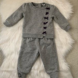 Habitual Bella Ribbon Sweatshirt & Sweatpants Set